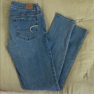 ⭐️light wash American eagle jeggings